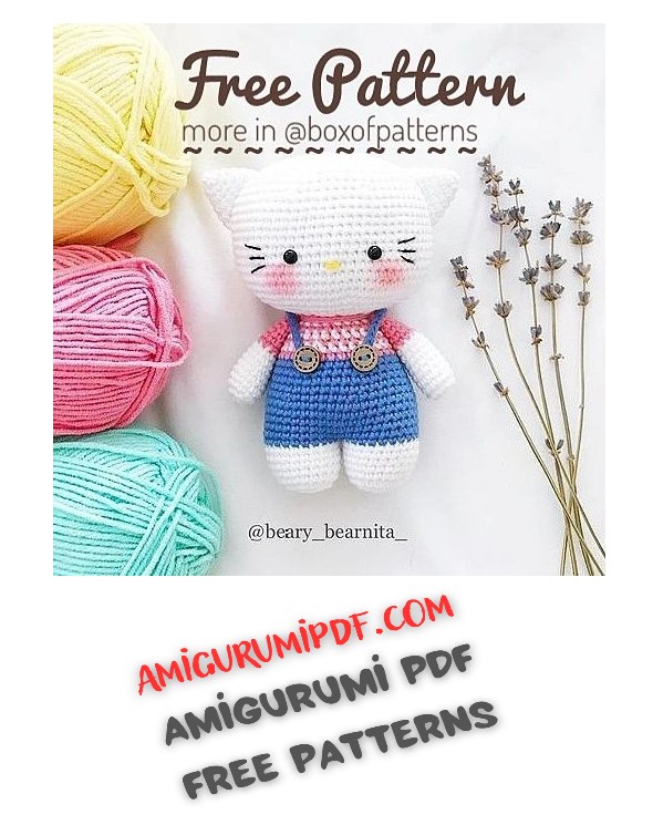 Hello Kitty Amigurumi Free PDF Pattern