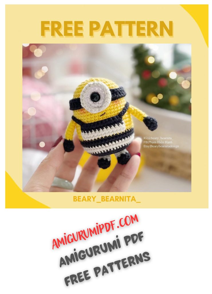 Minion Amigurumi Free PDF Pattern