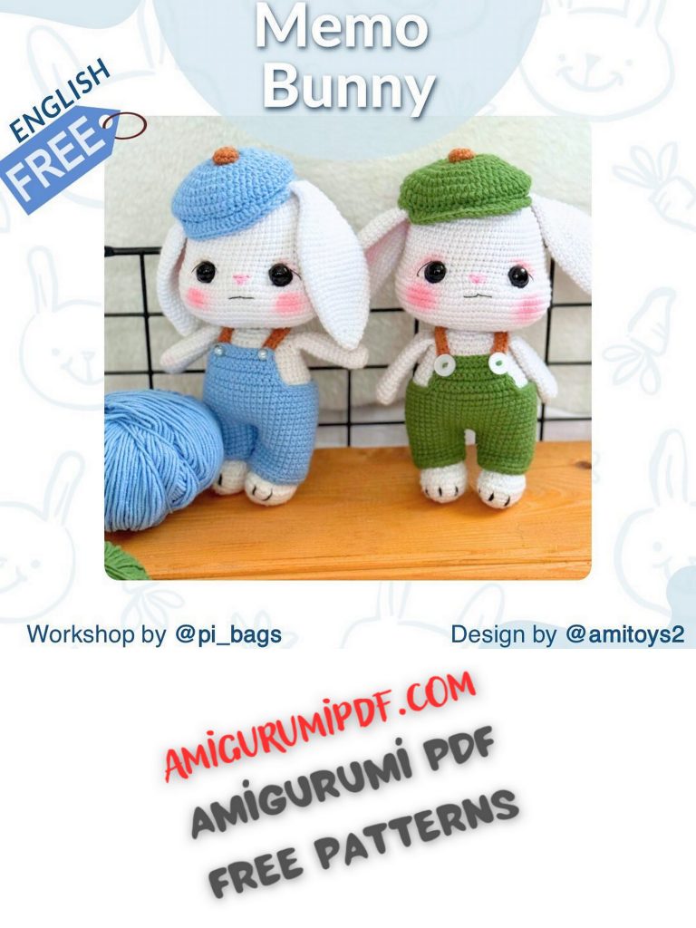 Amigurumi Bunny Memo Free PDF Pattern