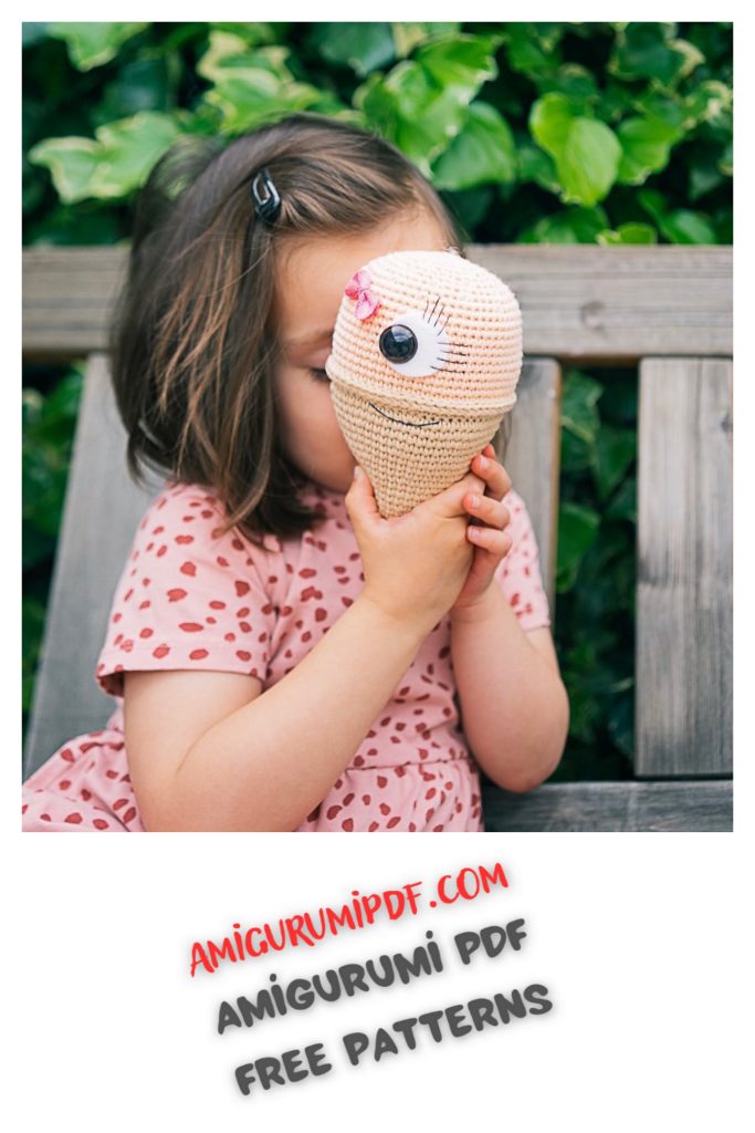 Free PDF Pattern: Ice Cream Amigurumi