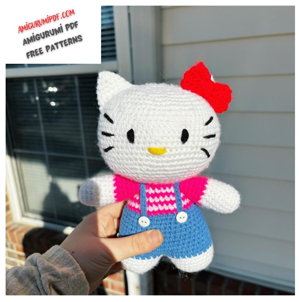 Hello Kitty Amigurumi Free PDF Pattern