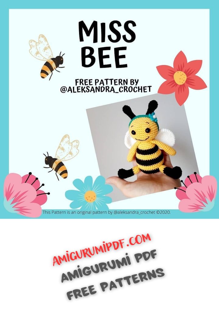 Miss Bee Amigurumi Free PDF Pattern