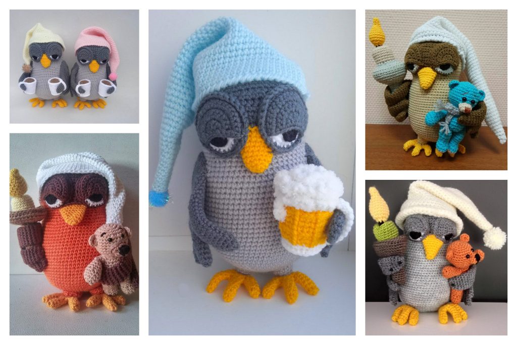 amigurumi sleepy owl