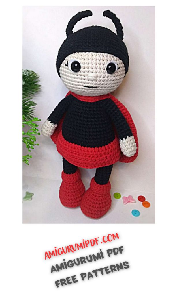 Ladybug Doll Amigurumi