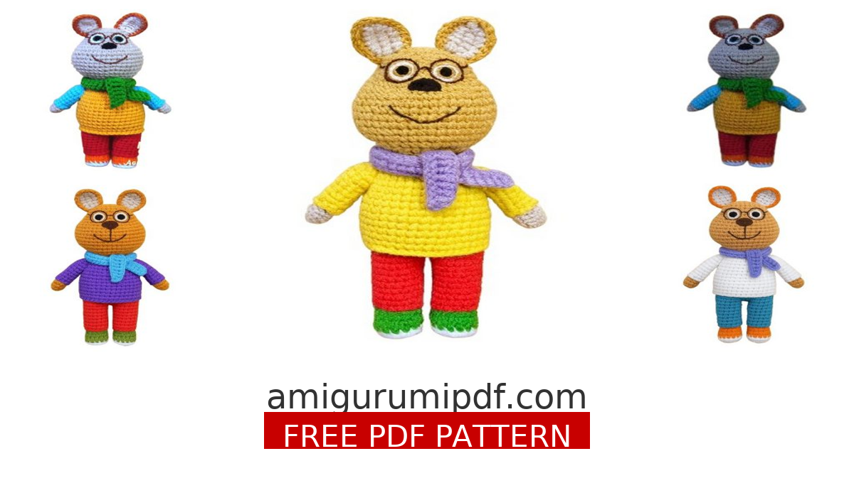 Cute Bear Amigurumi Free Crochet Pattern – Tutorial for Beginners