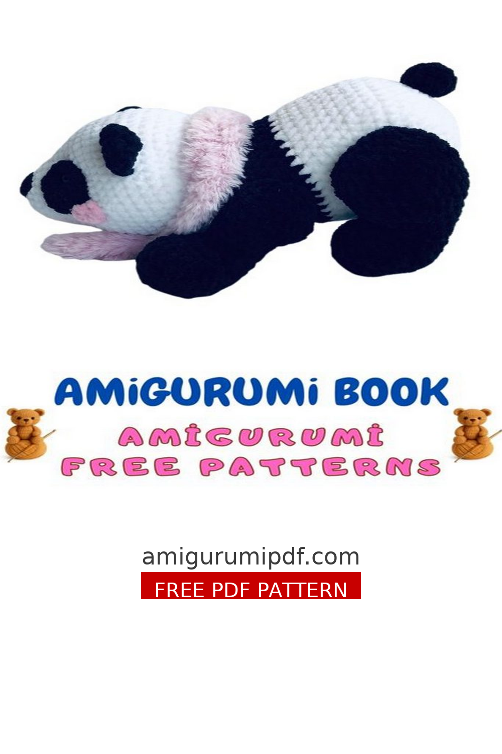 Cute Crochet Panda Amigurumi Free Pattern & Tutorial free amigurumi pattern