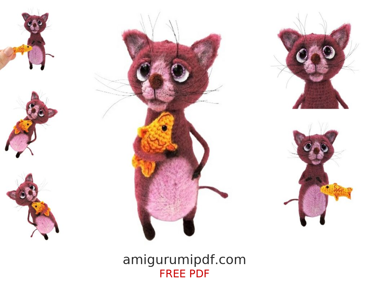 Free Fantasy Cat Amigurumi Amigurumi PDF Pattern