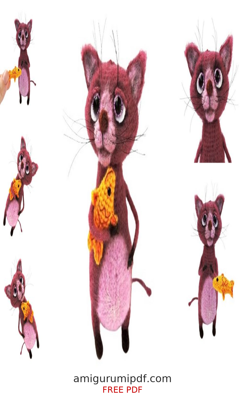 Free Fantasy Cat Amigurumi Amigurumi PDF Pattern free amigurumi pattern