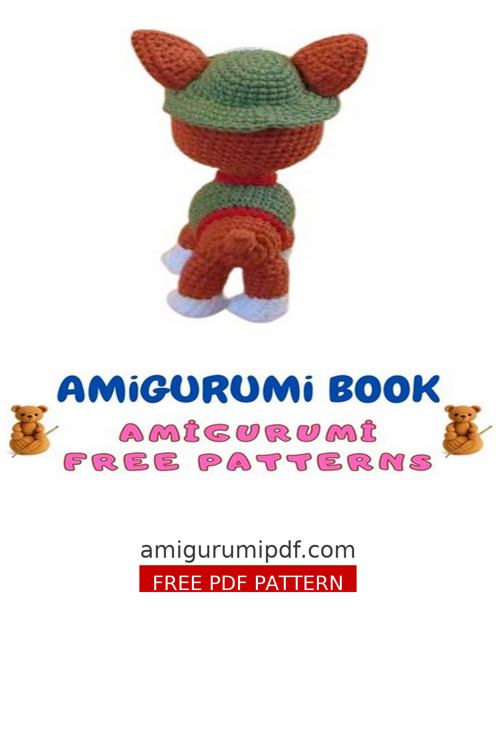 Free Paw Patrol Tracker Amigurumi Pattern – Crochet Tutorial free amigurumi pattern