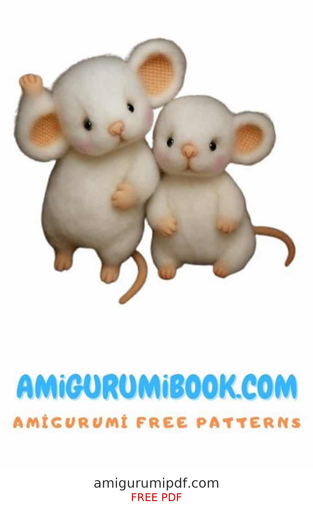 White Mouse Amigurumi Amigurumi Pattern (Free PDF) free amigurumi pattern