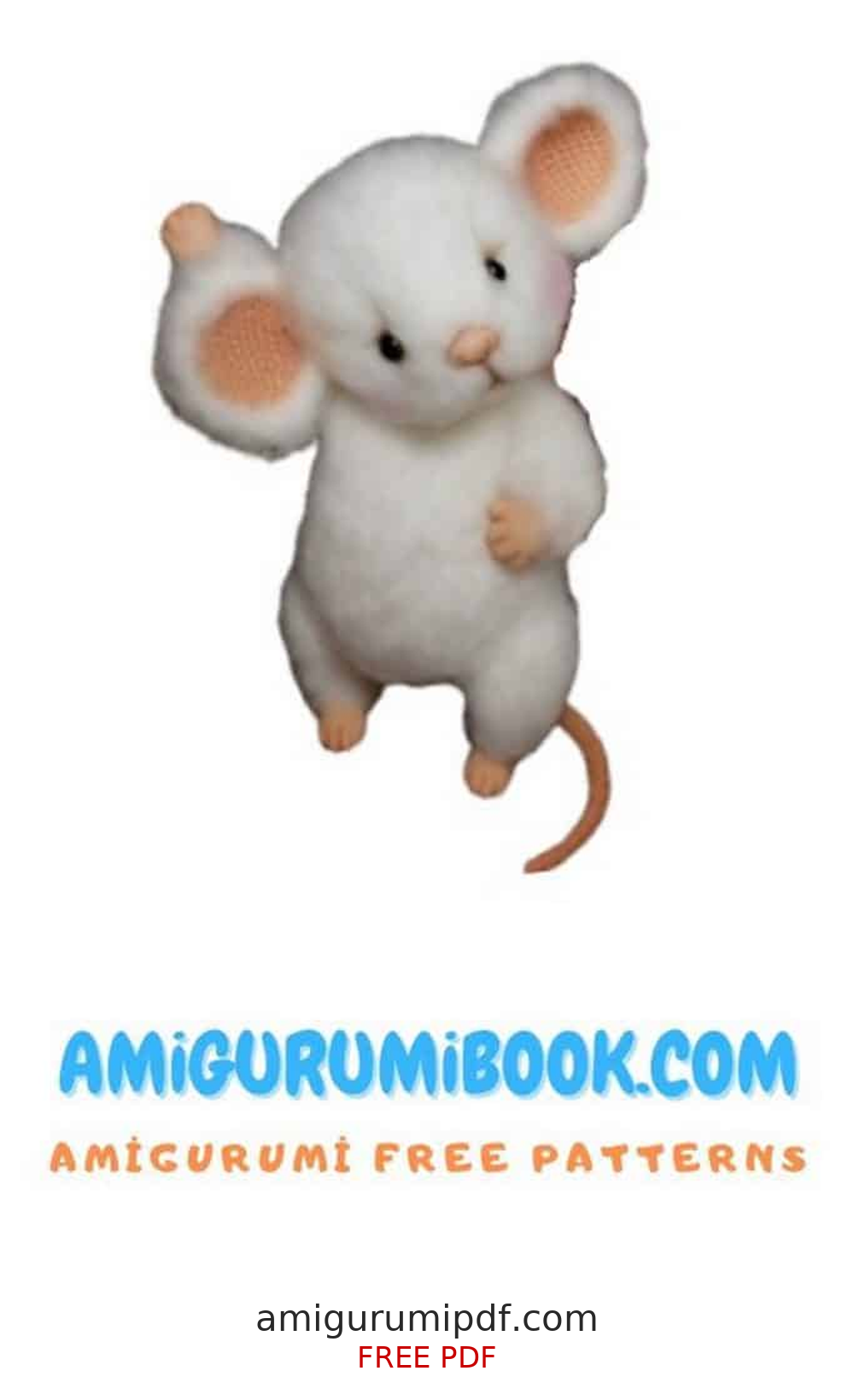 White Mouse Amigurumi Amigurumi Pattern (Free PDF) free amigurumi pattern